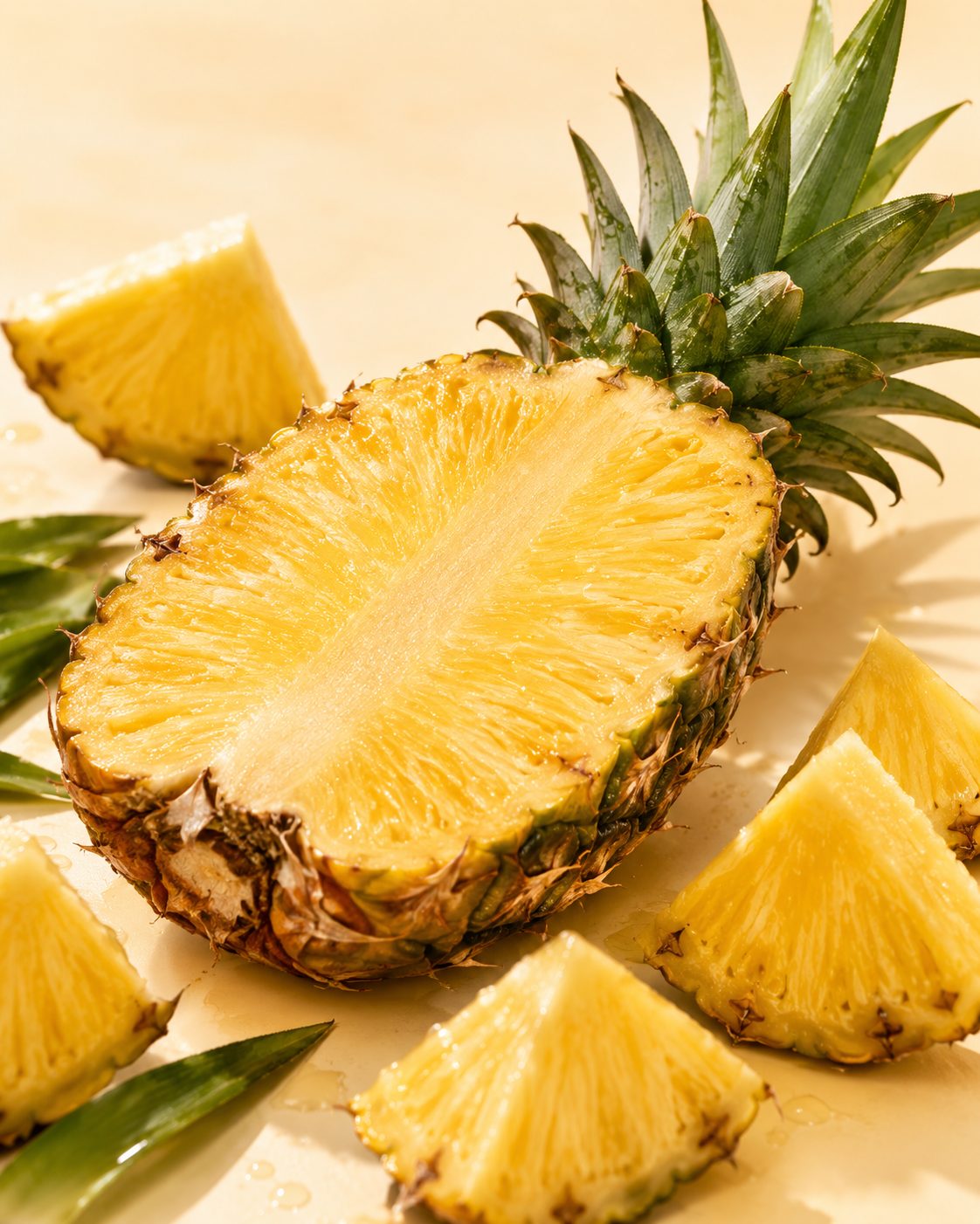 Ananasın kalbi — bromelain kaynağı