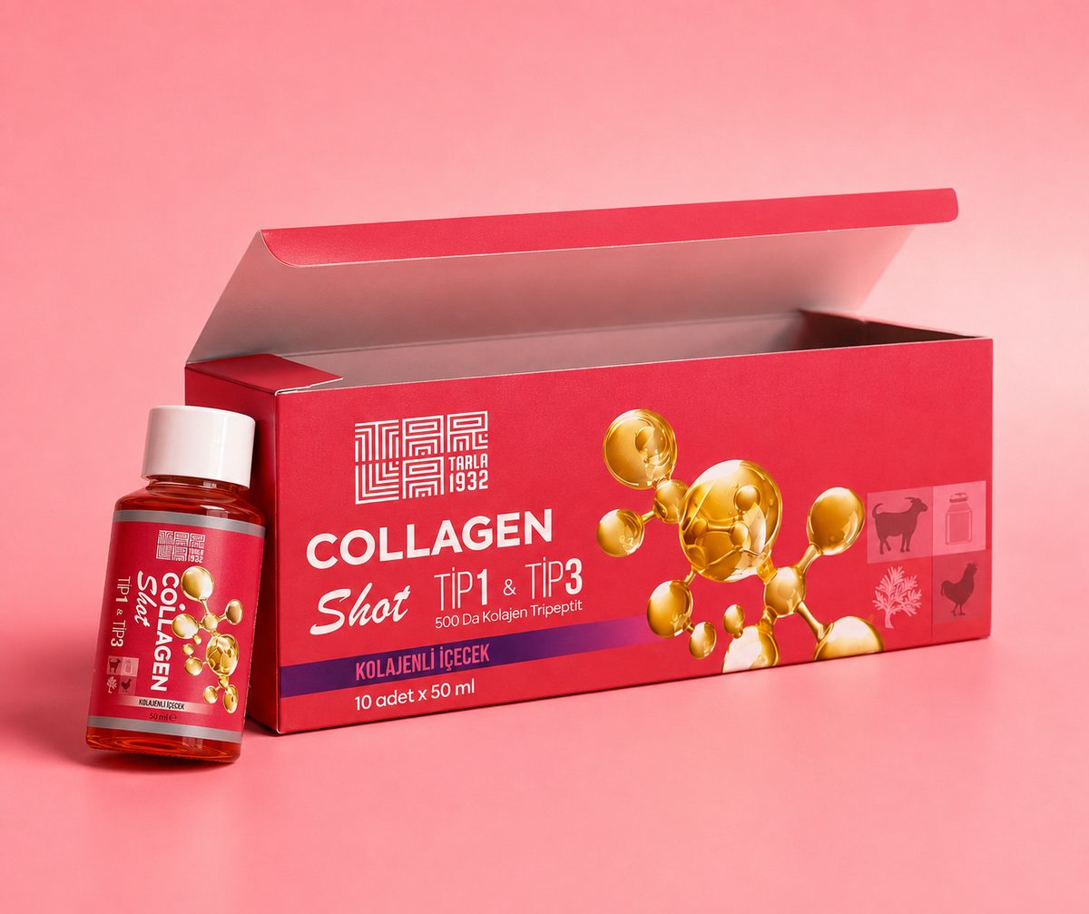 Collagen Shot — Tip 1 & Tip 3 — 10 × 50 ml kutusu