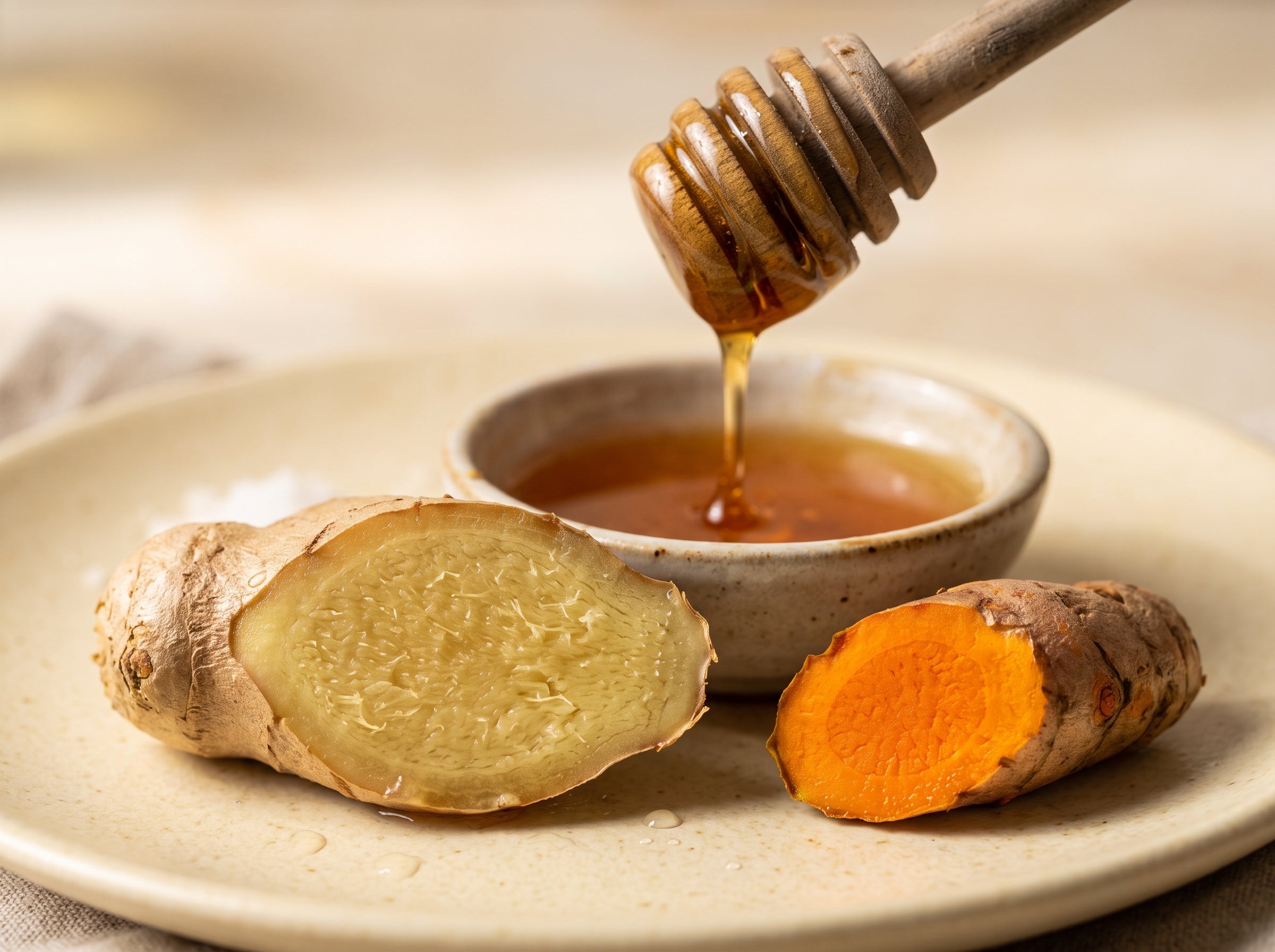 Zencefil ve zerdeçal kökü — Ginger Shot kaynağı